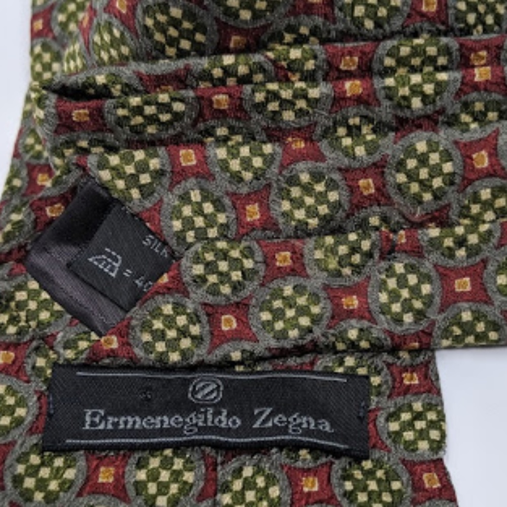 Ermenegildo Zegna silk tie made in Italy